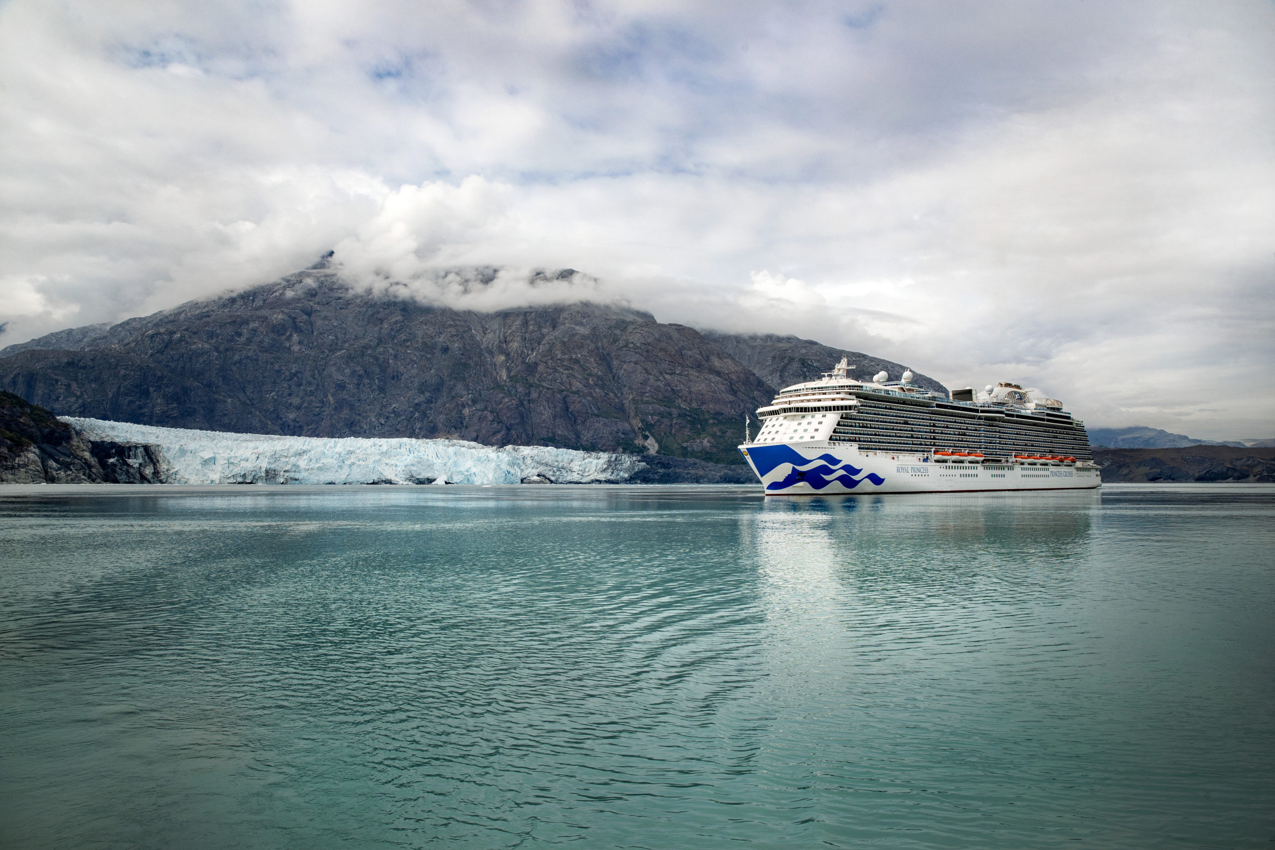 Princess Cruise ship at Glacier Bay, AK