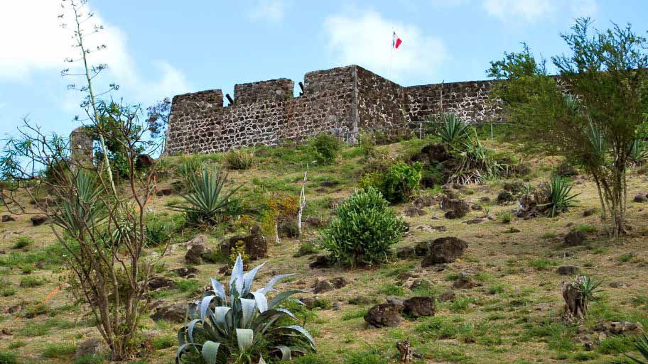 Ramparts of Fort Saint-Louis, St Martin