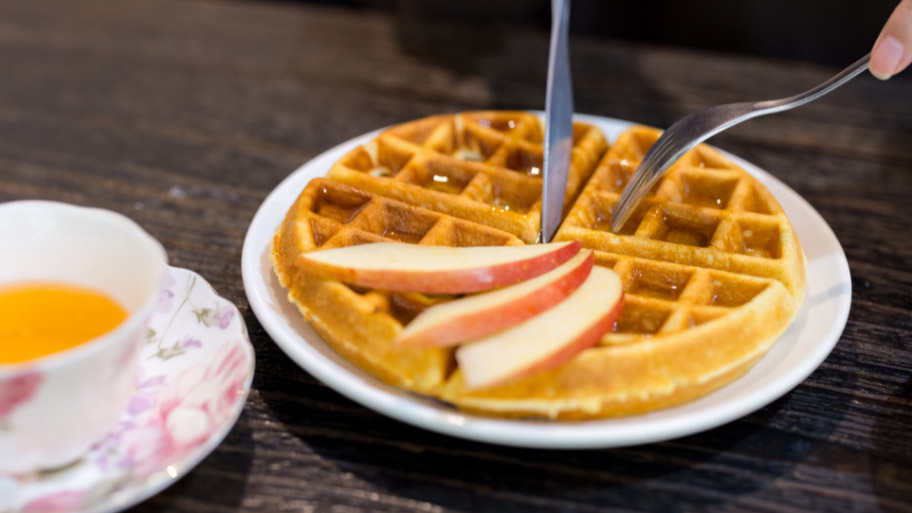 waffles in Belgium