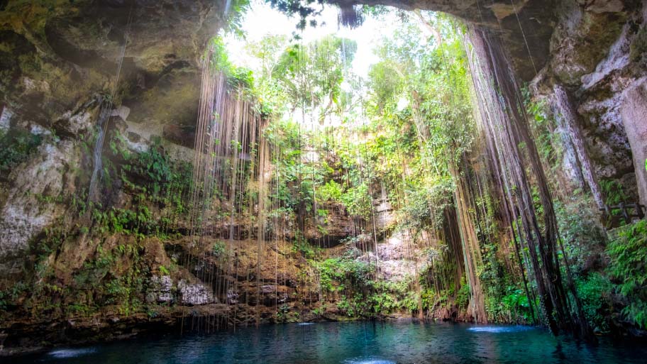 Cenote cave lake, Chichen Itza, Mexico -Mexico Travel Guide