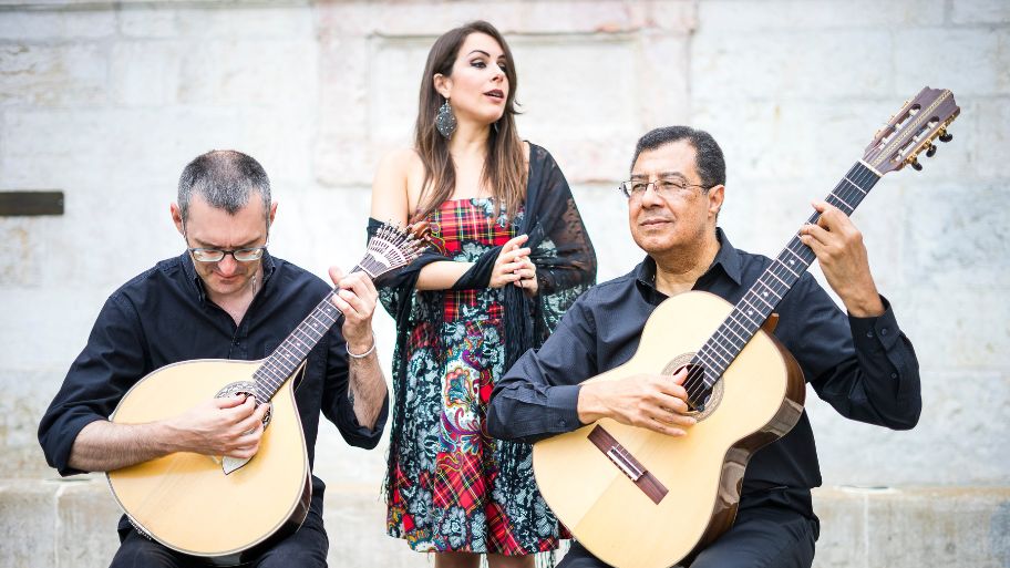 Fado band performing traditional portuguese music in Alfama, Lisbon, Portugal (2)