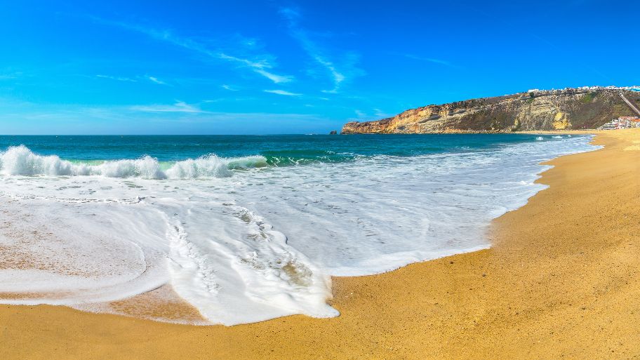 Nazare coast , Portugal