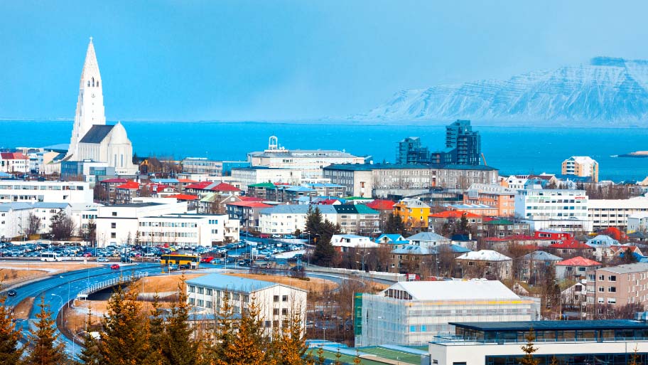 Cityscape Reykjavík, Iceland