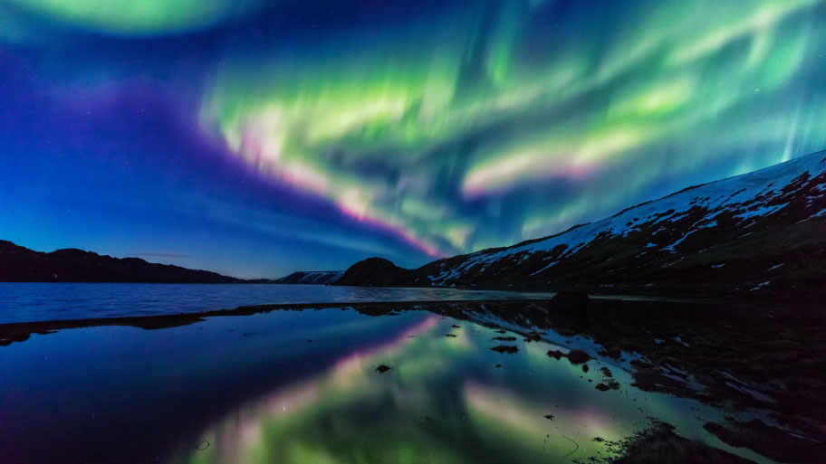 Northern lights in Iceland