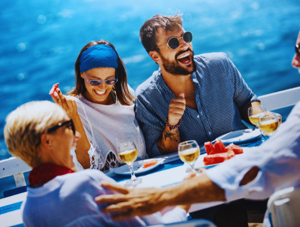 family on a cruise