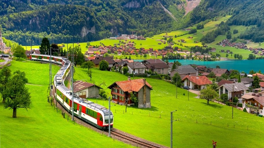 Swiss Village Lungern, Switzerland