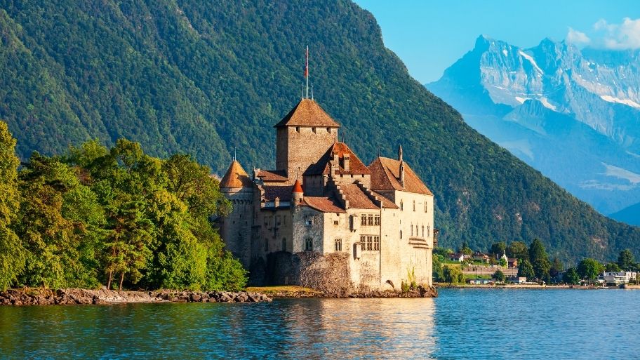 Chateau Chillon Castle in Switzerland - Switzerland Travel Guide