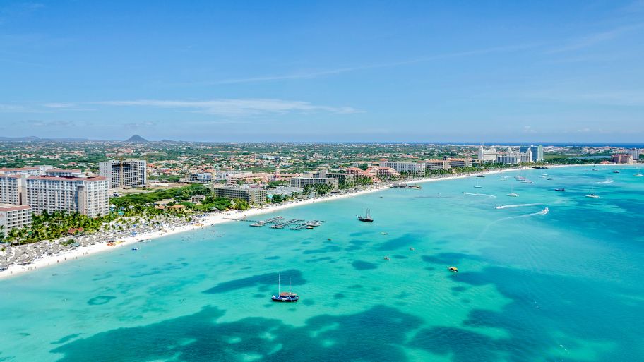 Aruba Island. Caribbean Sea.
