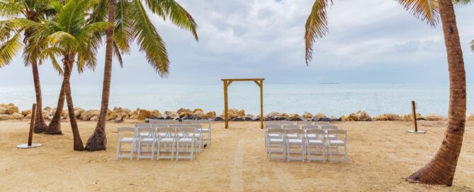 Wedding Altar Venue for Ceremony at the Beach