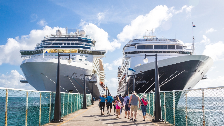 Travelers boarding cruise ships planned with Allied Travel Travelers boarding cruise ships planned with Allied Travel—trusted for booking unforgettable cruises in Ankeny, IA and beyond